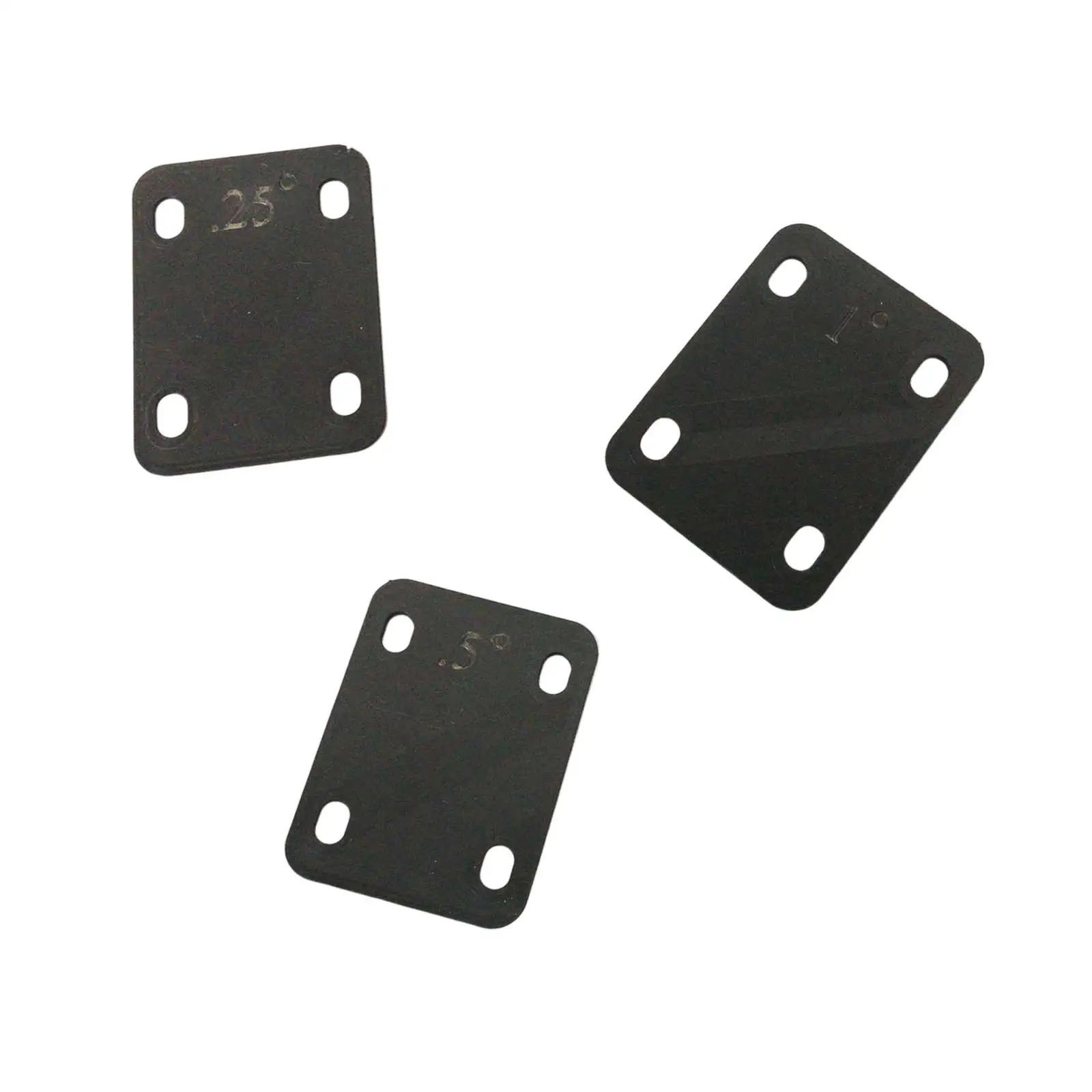3 Pieces 4 Holes Neck Plate Gasket Accessories Replacement Part for guitar masters