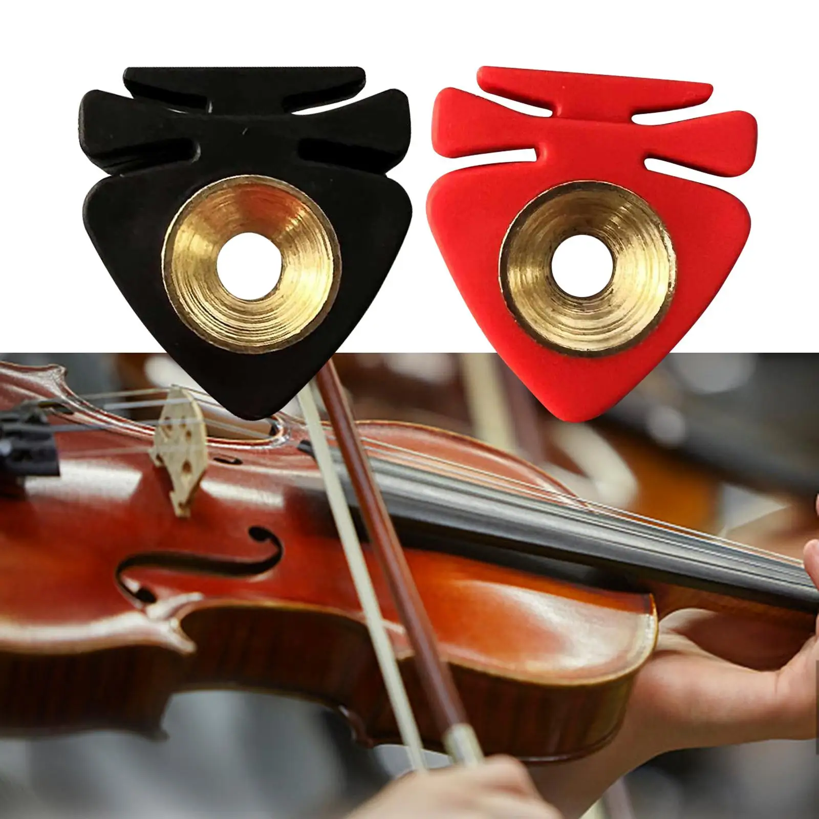 Violin Mute Professional Easy to Install Low Noise Silence for Viola Stringed Instrument