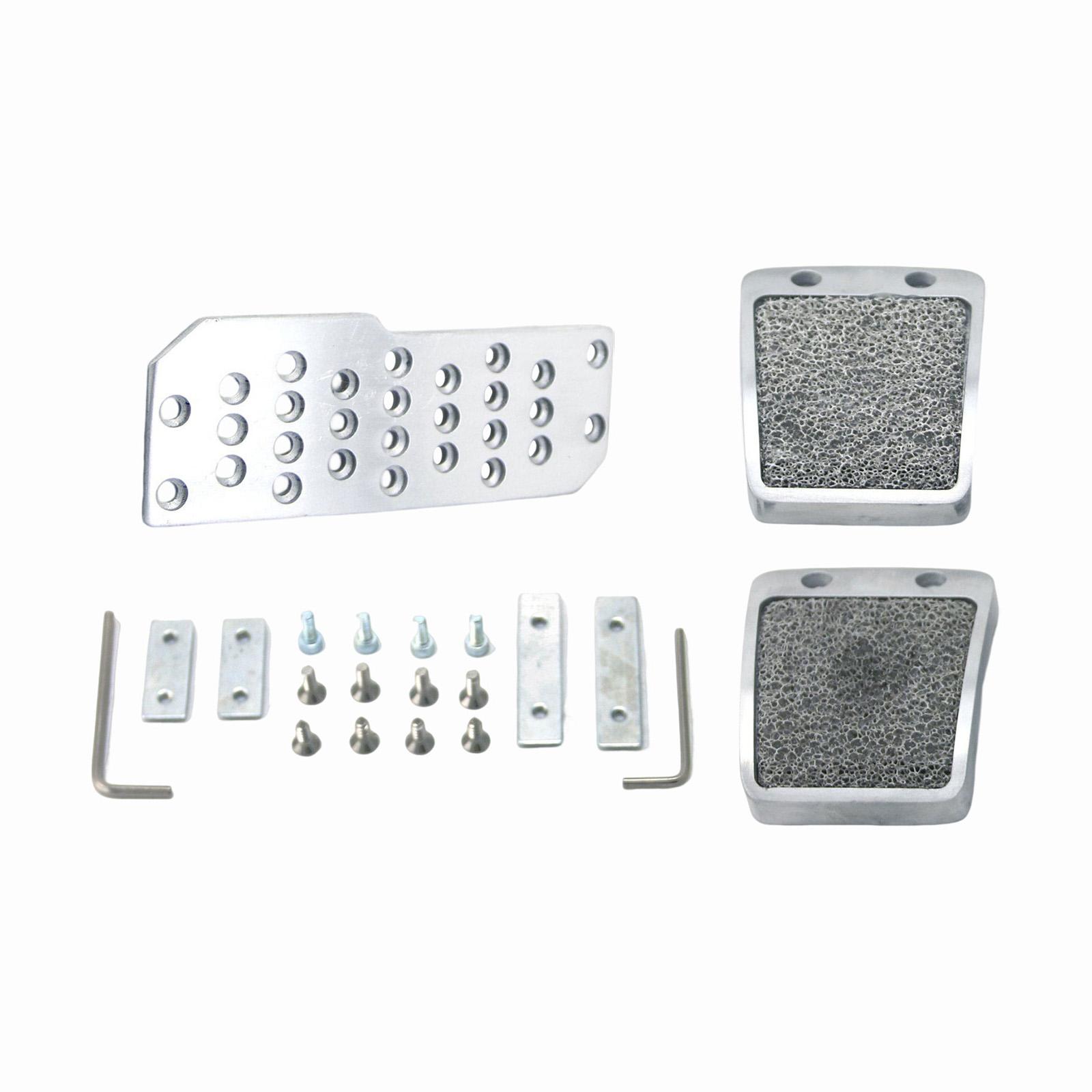 Vehicle Foot Area Pads Replacement Aluminium Alloy Supplies Spare Part Interior Accessory Professional for Honda Civic Fit