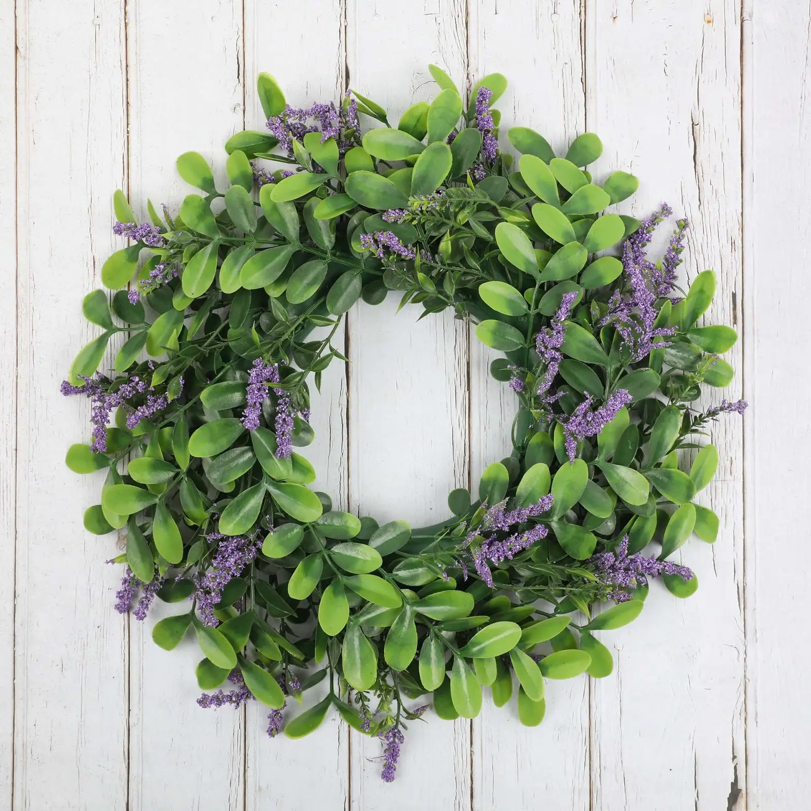 Eucalyptus Wreath Spring Front Door Wreath with Lavender  Farmhouse for Home Porch   Wedding Garden Office Decor