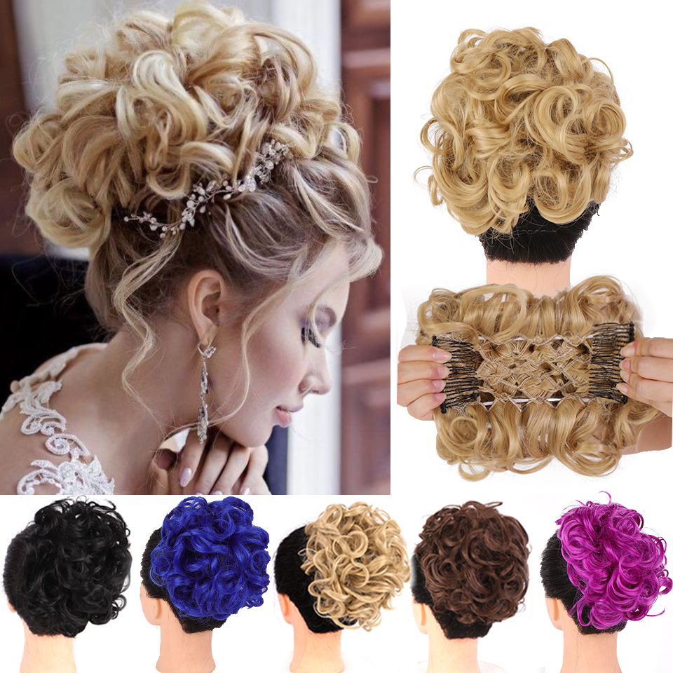 Updo Extensions Curly Chignon: The Perfect Updo for Stylish Women