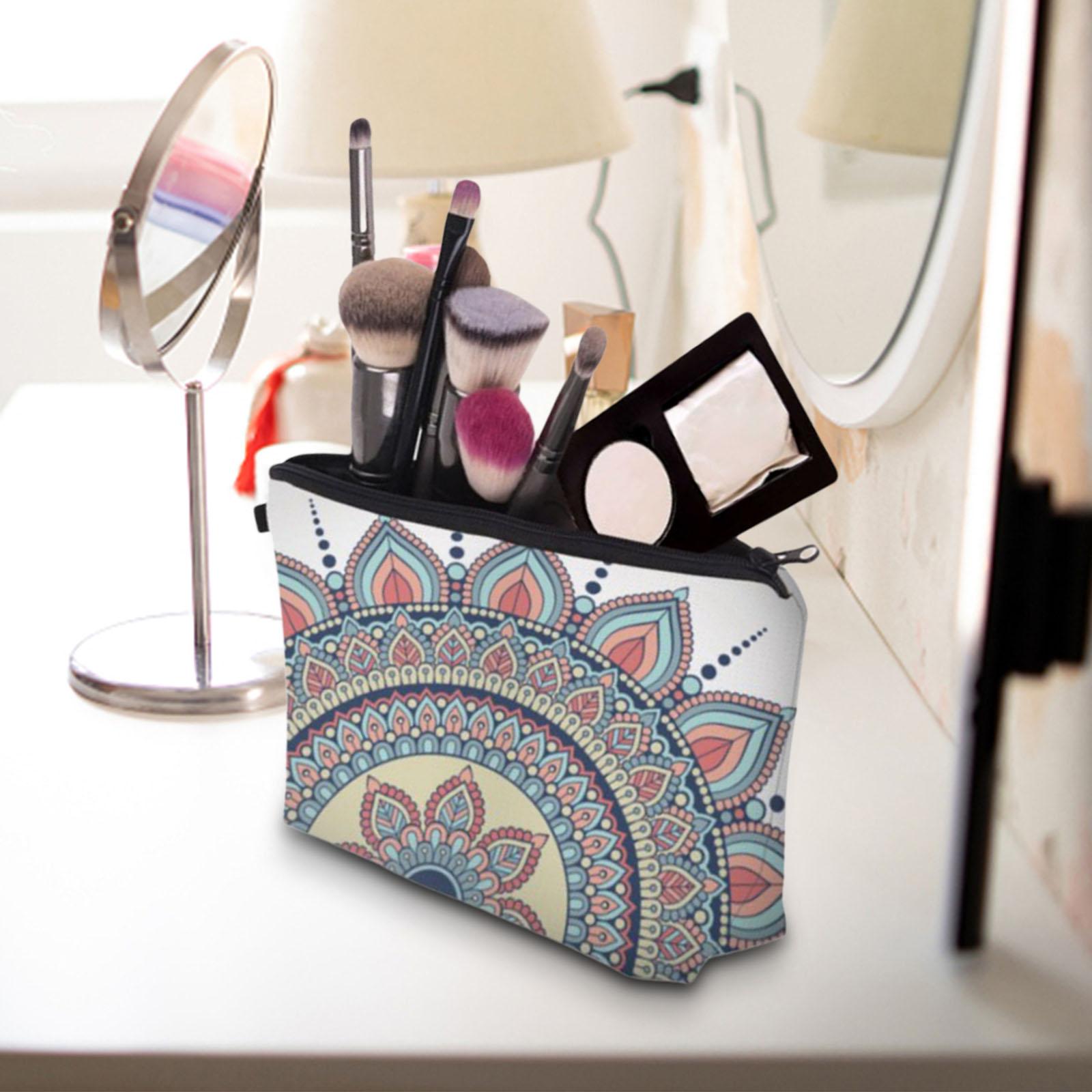 Portable Makeup Bag Wash Toiletry Bag Case Lipstick Makeup Organizer Storage Bag Handbag for Travel Bathroom Women Gifts Female