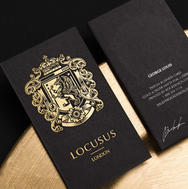 Custom Custom Luxury Rose Gold Foil Stamping Black card Paper Printing  Business Cards with Rose Gold Edges - AliExpress