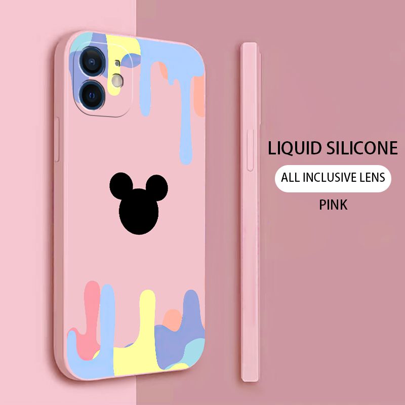 Cute Anime Mickey Phone Case For iPhone 11 SE 2020 7 7P 8 Plus X Xr Xs 11 12 13 Max Pro Mini 6 6s Ax93 Soft Fashion iphone 13 pro max cover