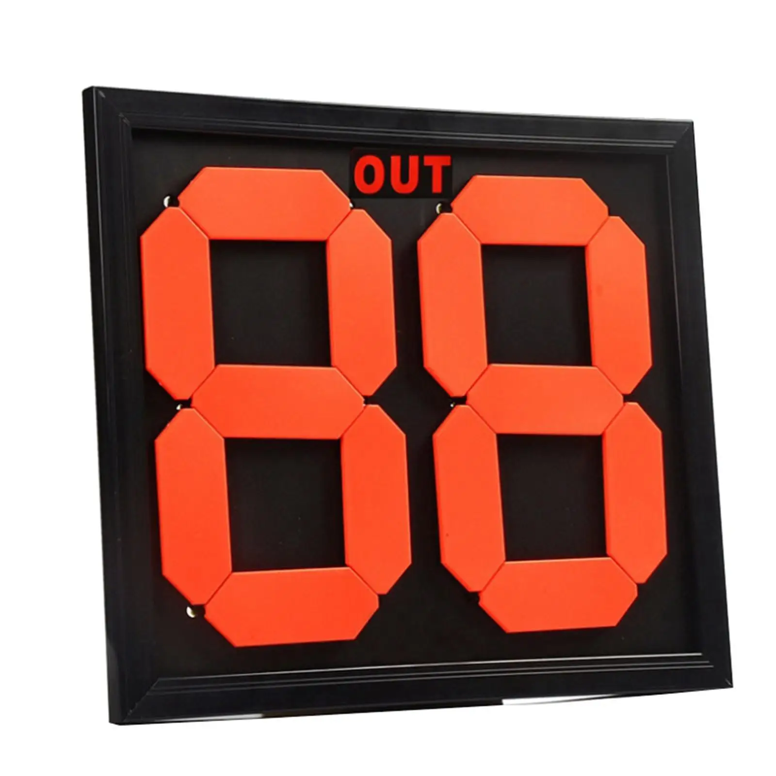 Football Soccer Manual Substitution Board Card for Basketball Game Bright Color Number Fluorescent Display Waterproof Practical