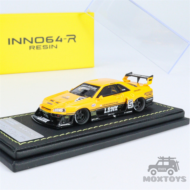 INNO 1:64 NISSAN SKYLINE LBWK ER34 SUPER SILHOUETTE Resin Model Car -  AliExpress