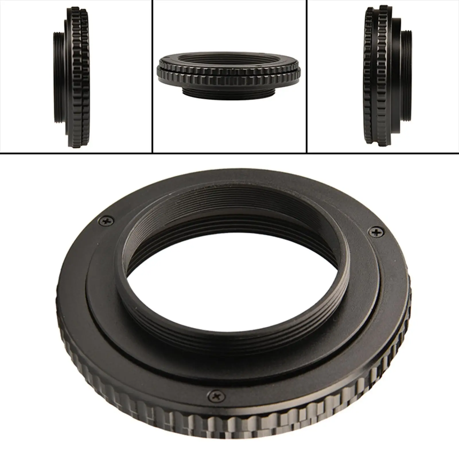 Macro Extension Tube Adapter Ring M39 x 1mm Male to M42 x 1mm Female Adjustable Focusing Screw Mount for Digital Slr Cameras