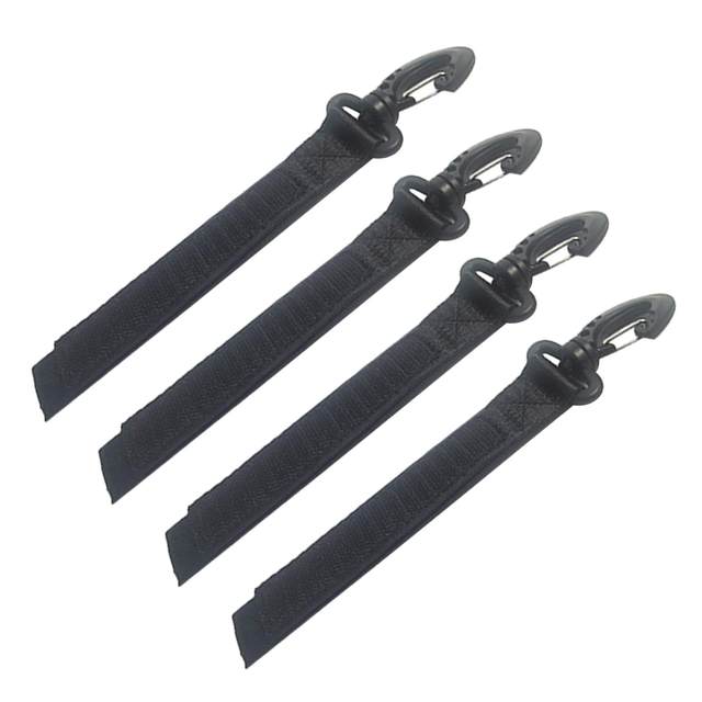 4 Pieces Kayak Paddle Holder Strap Fishing Rod Fixed Buckle Paddleboard Oars Keeper for Garden Marine Garage Watercraft