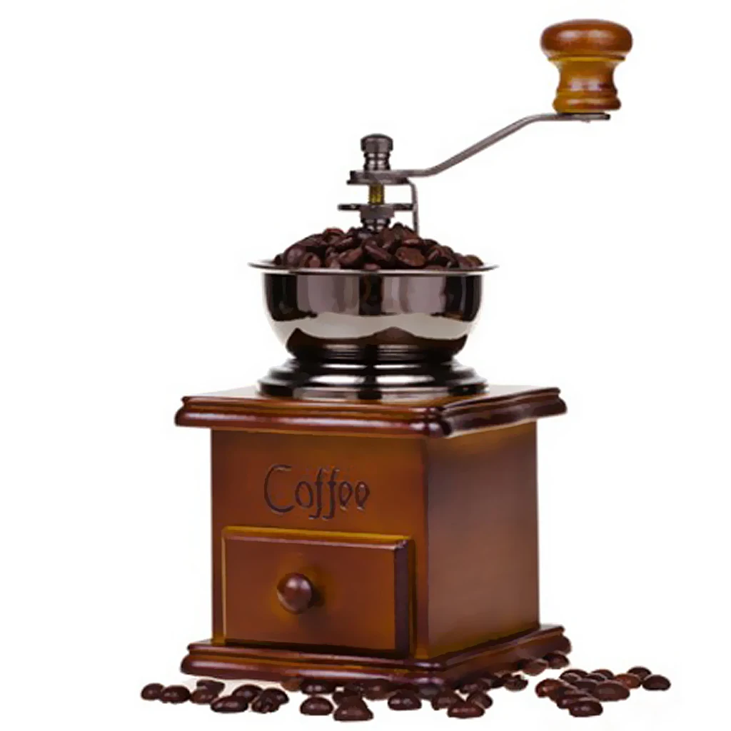 Coffee Burr Grinder Manual Hand-crankMill Portable for