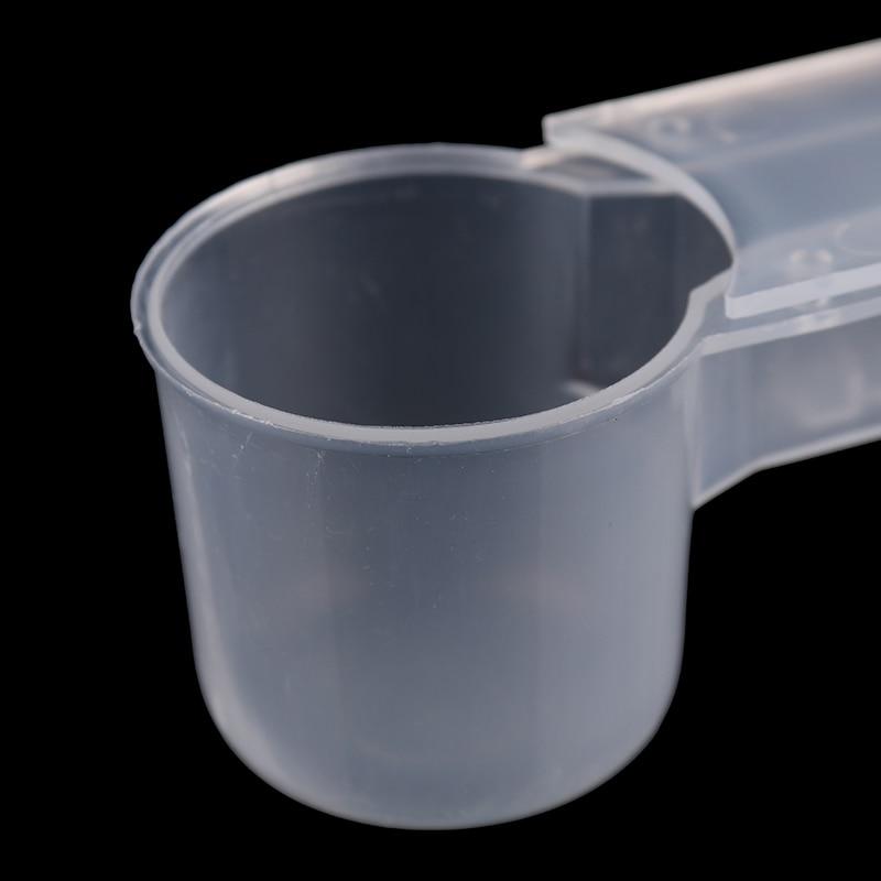 Kunststoff Haustier Vogel Trinker Feeder Wasser Flasche Tasse Katze Huhn Taube Papagei Hamster Doppel Düse Guide für Familie Garten – Detail 5