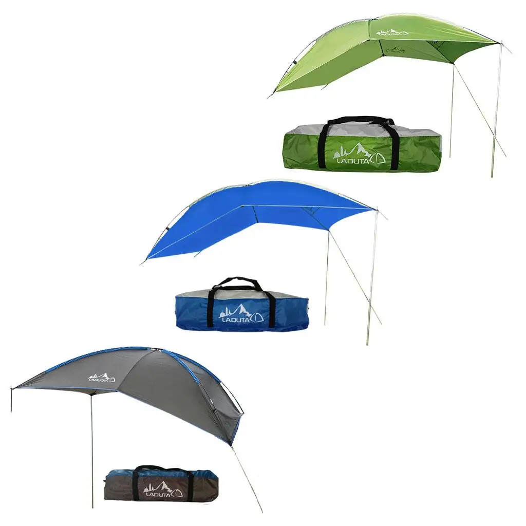 Rooftop Awning Waterproof Tourist Tent Car Rear Extension Sunshade Tent Anti-UV Camping Tent for SUV Beach Umbrella