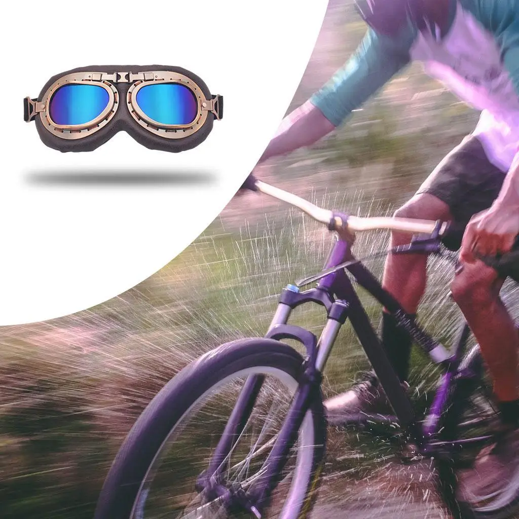 Punk Glasses Motorcycles Flying Eyewear for Motocross Cruiser Snow Sports