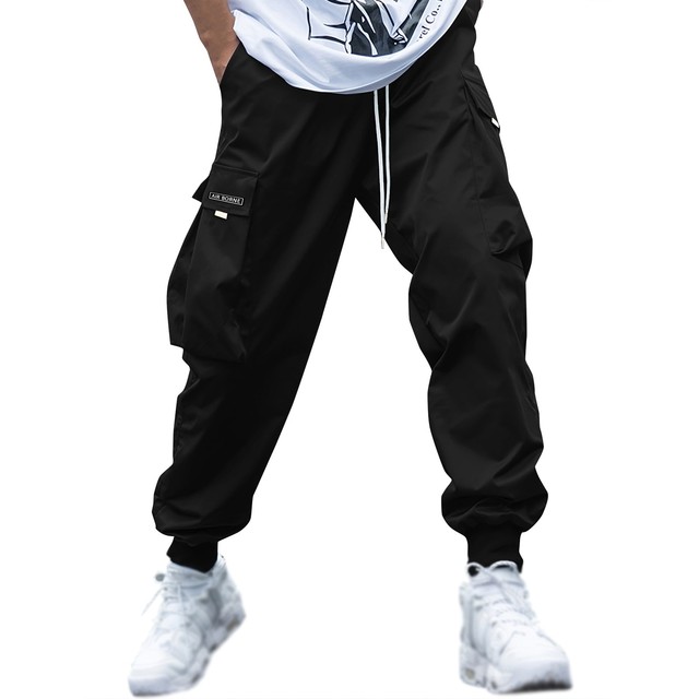 Men's Casual Sports Jogging Cargo Pants Pockets Streetwear Hip-Hop - Image 8