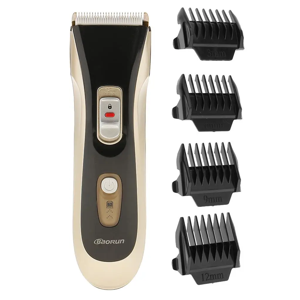 Waterproof Pro Hair Clipper Grooming Trimmer Cutting Kit Cordless EU Plug Hair Clipper