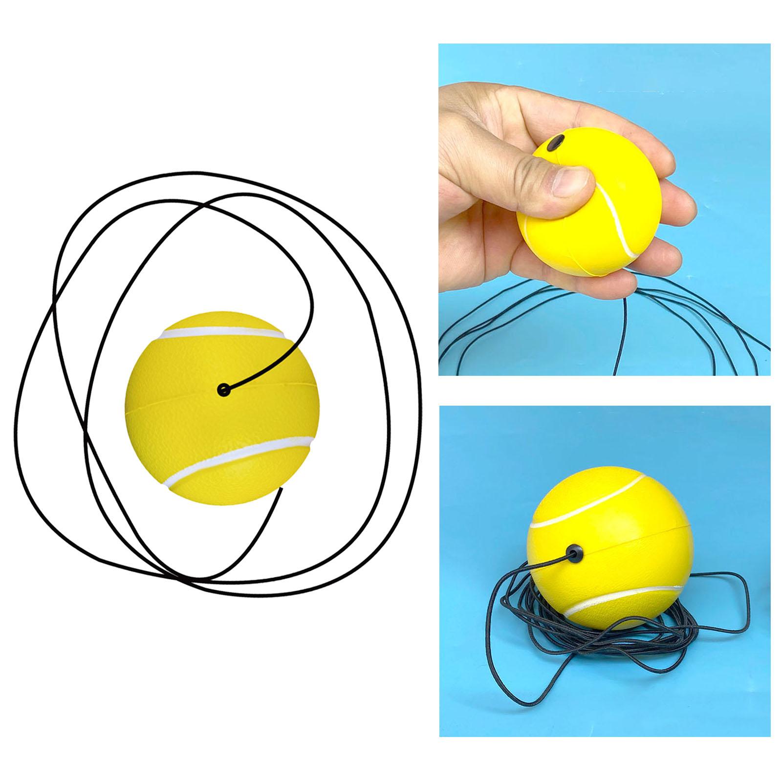 Tennis Training Ball with String Durable Self Tennis Training Tool for Tennis Trainer