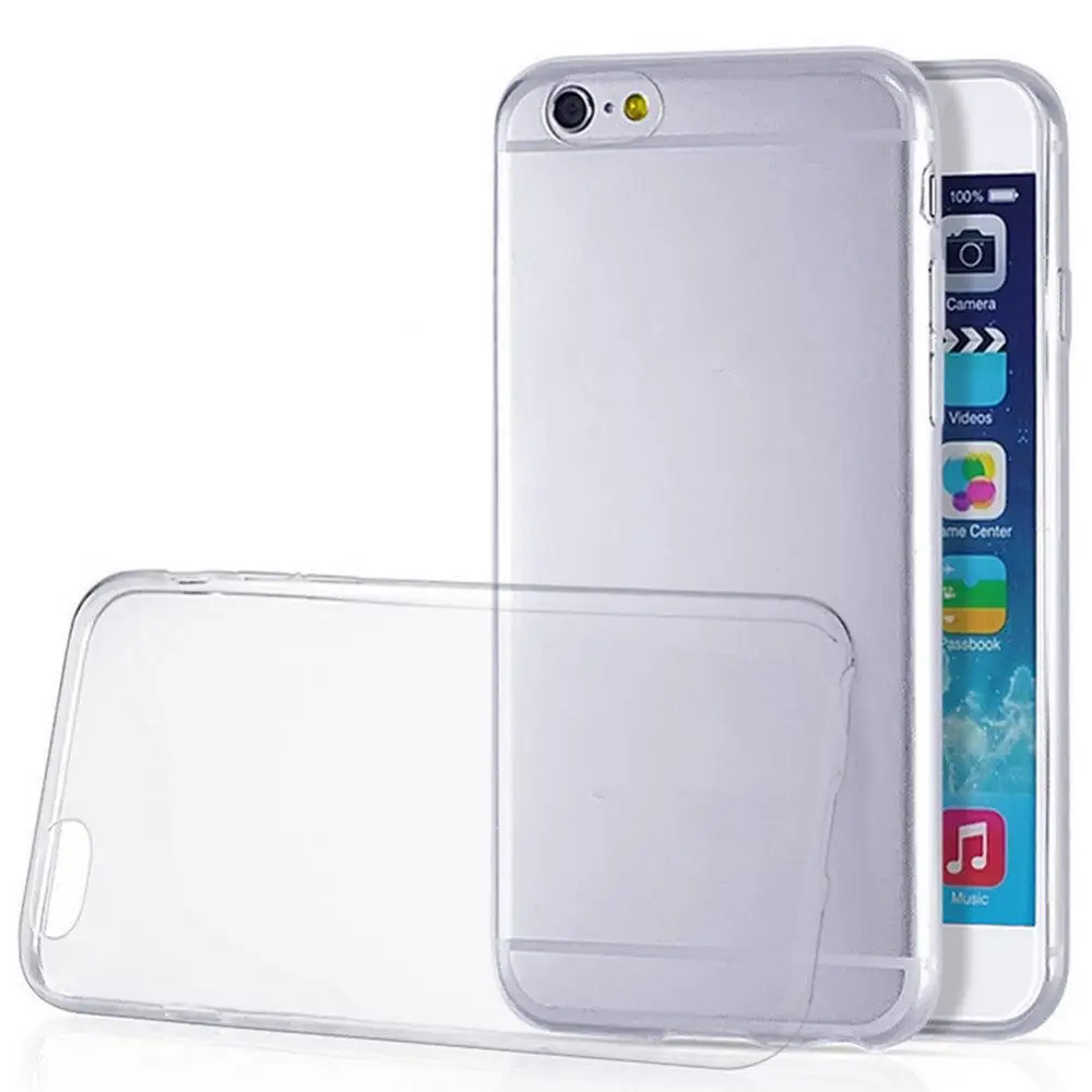Uitstekend dorp bundel Transparent Cover Clear Silicone Case Phone Soft Skin for iSE 5 5S 6 6S 7  Plus - AliExpress