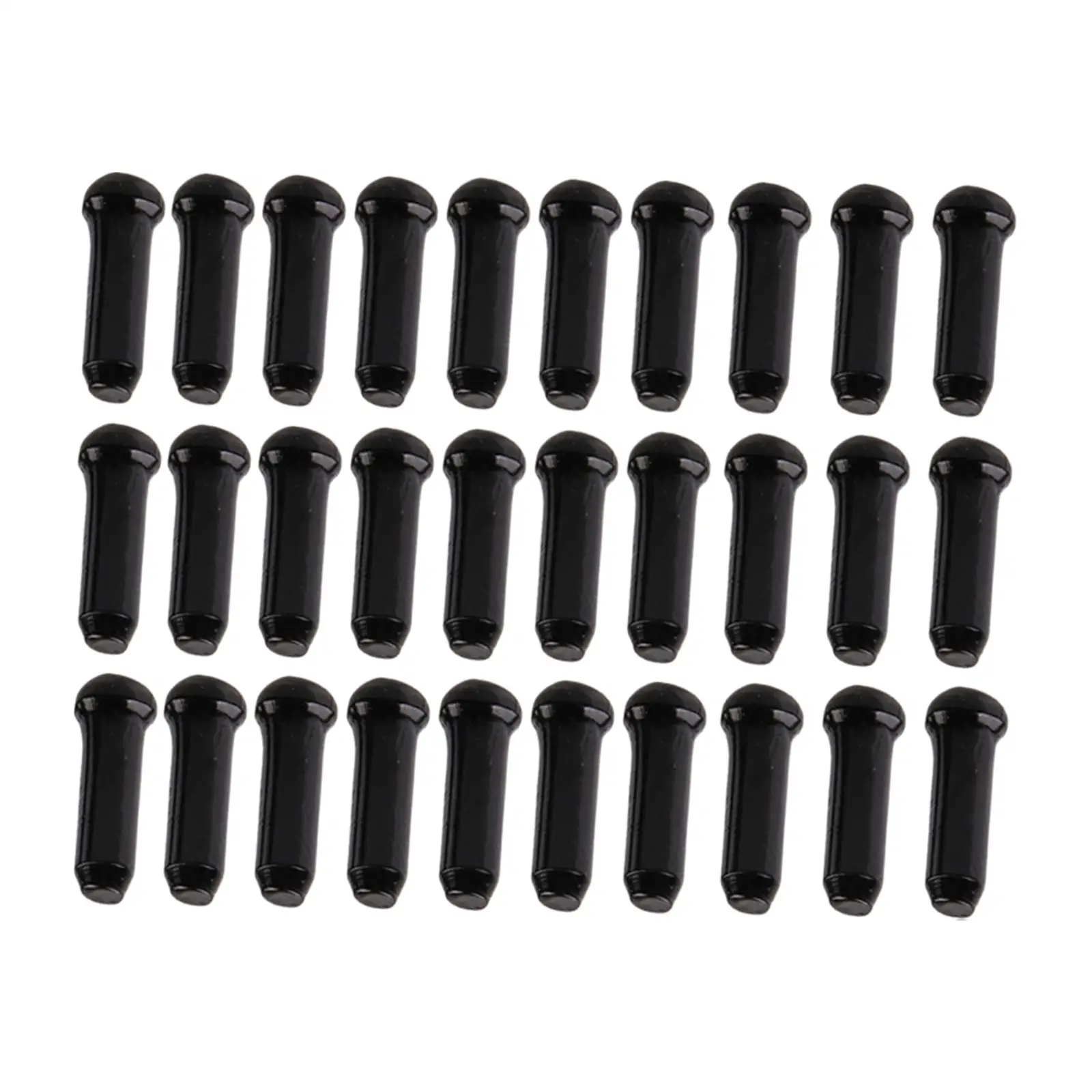 30 Pieces Bike Cable End Caps, Bicycle Brake Cable End Caps, Bike Inner Wire Gear, Bike Cable Caps for Mountain Road Bike