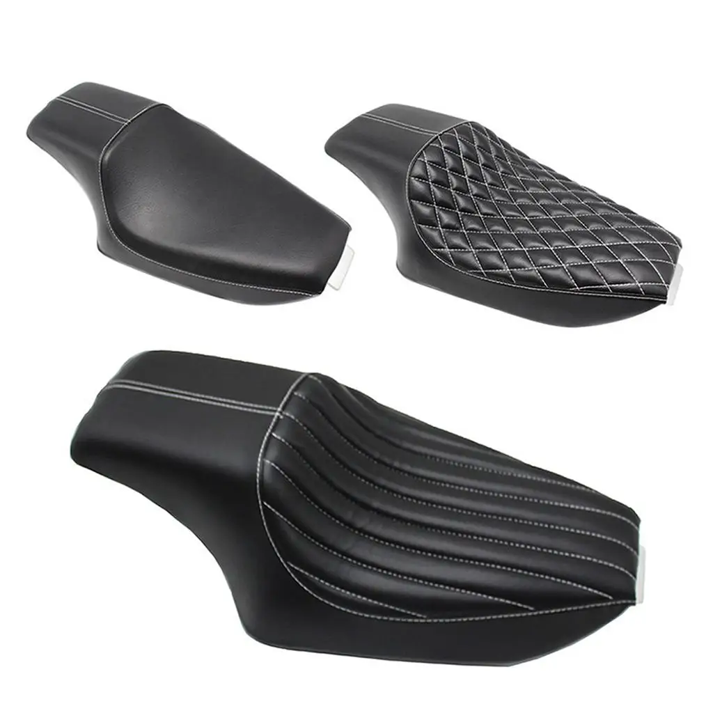 Motorcycle Cafe Racer Seat Vintage Saddle Flat Pan Retro Seat Refit For    Forty Eight  1200/883/883L/883R 2004-16