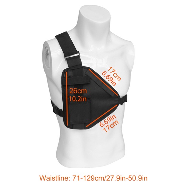 SAC DE SPORT Dilwé Talkie Walkie Poitrine Sac Multi Poche Appelant