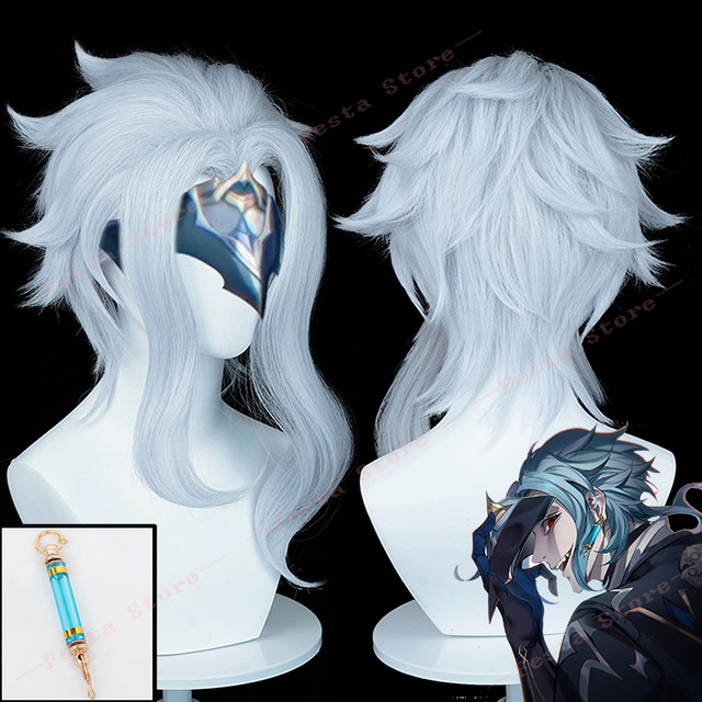 Pre-Styled Razor Genshin Impact Cosplay store Wig