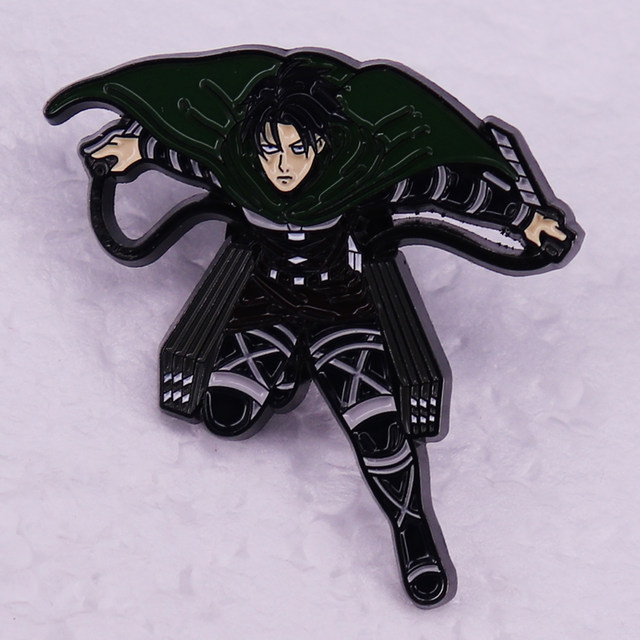 LEVI ACKERMAN ENAMEL newest PIN ATTACK ON TITANS AOT