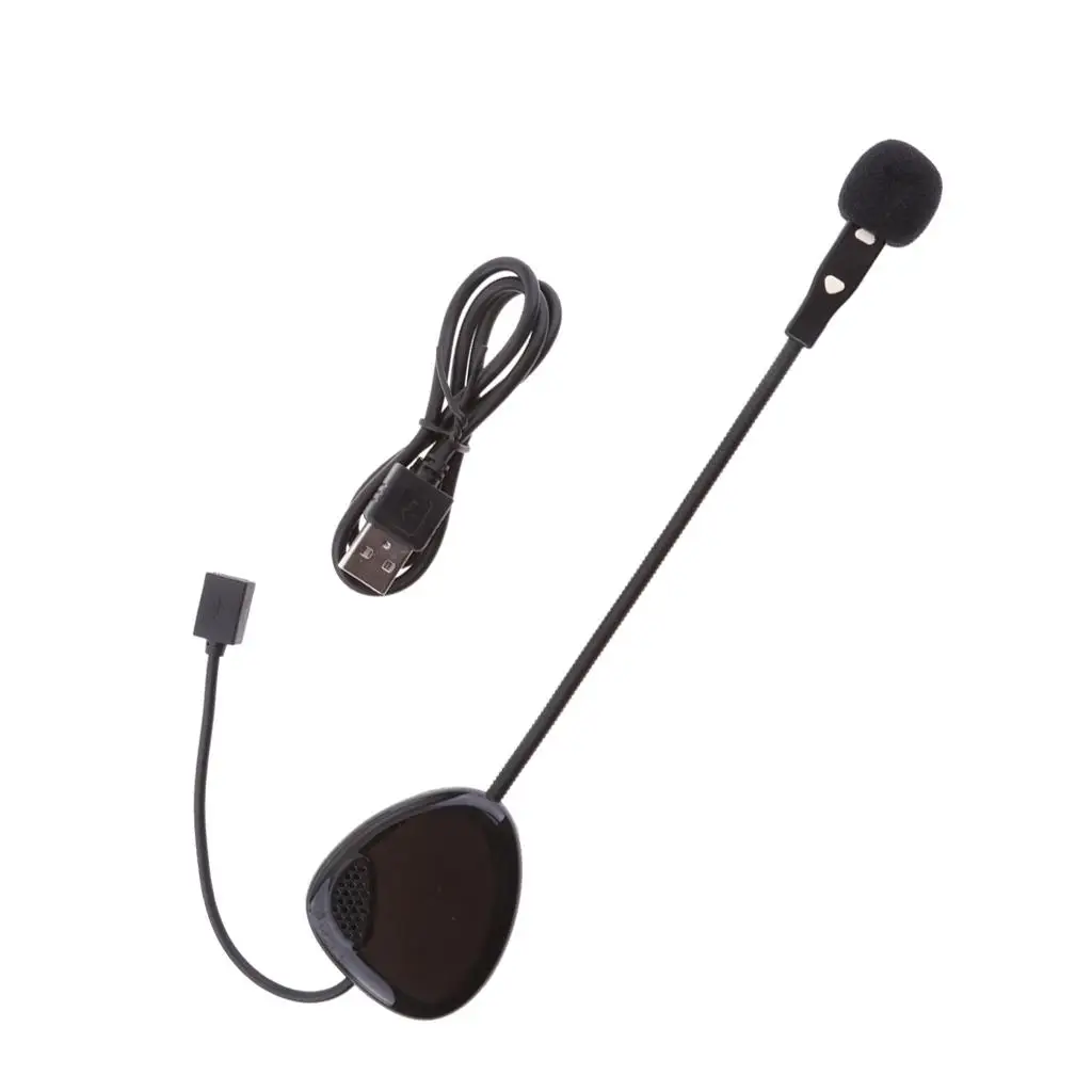 Mono Bluetooth Headset   & USB Cable for V1-1 Motorcycle Helmet