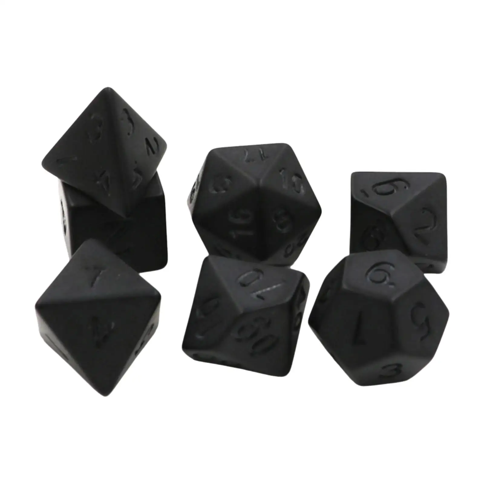 7x Polyhedral Dices Set D4 D6 D8 D10 D12 D20 Multi Side Dice Board Game Accessories for RPG Role Playing Table Games Party Favor