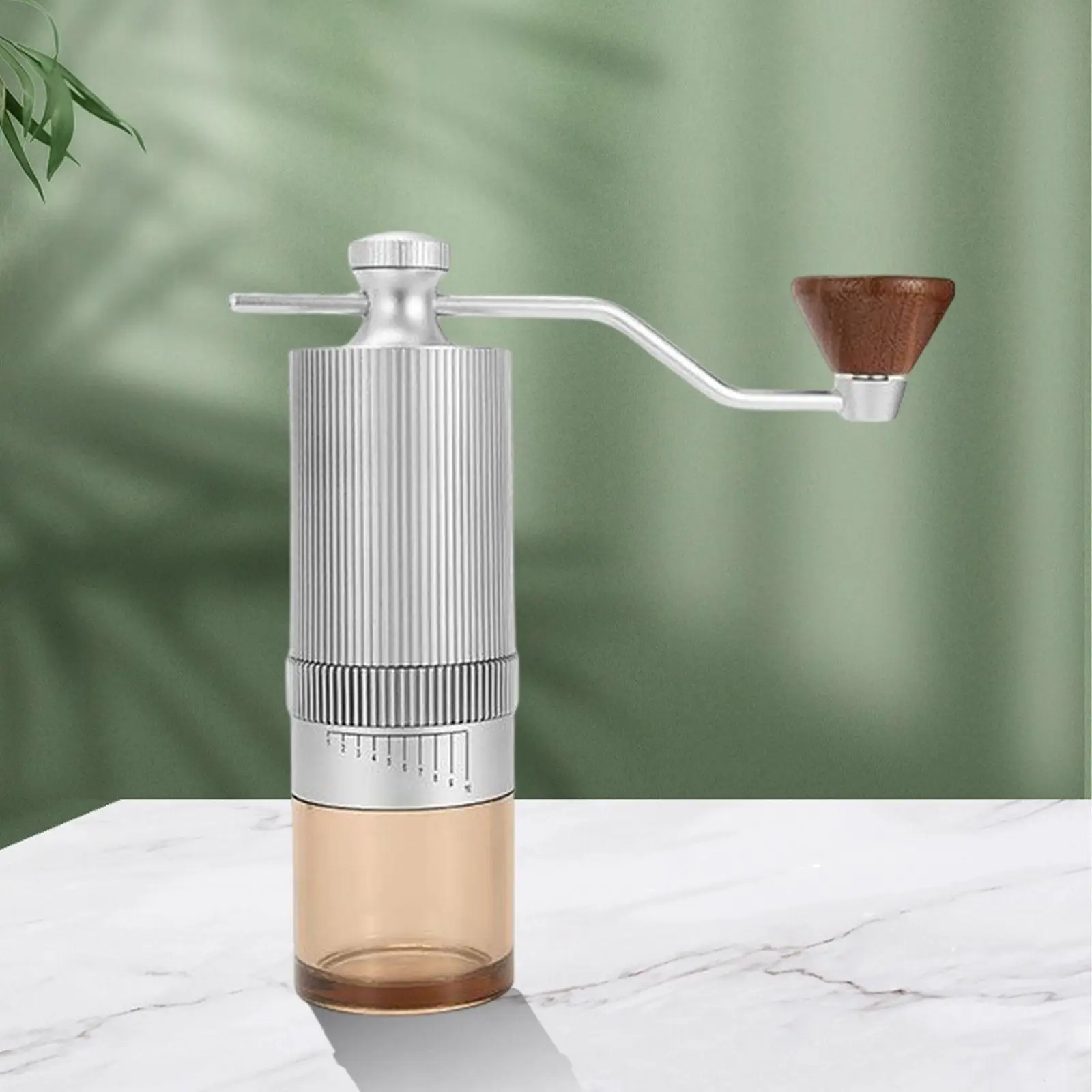 Portable Hand Crank Manual Coffee Grinder Conical Burr Coffee Mill with 420 Stainless Steel Burr for Espresso Gift Office Hiking