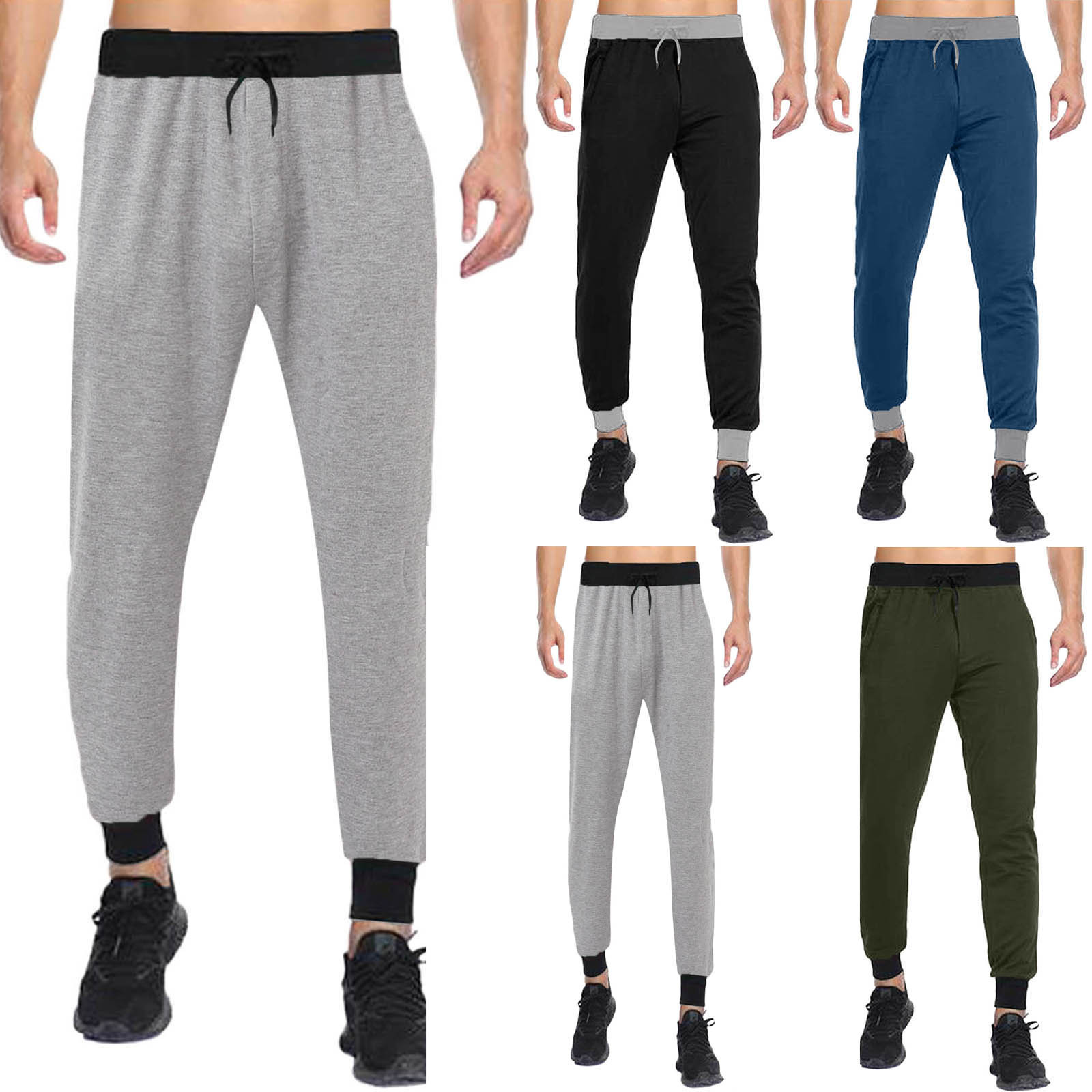 Description Picture 2 of item2023 new Men Women Long Pants Autumn and Winter Mens Casual Sweatpants Soft Sports Pants Jogging Pants 4 Colors Running pants