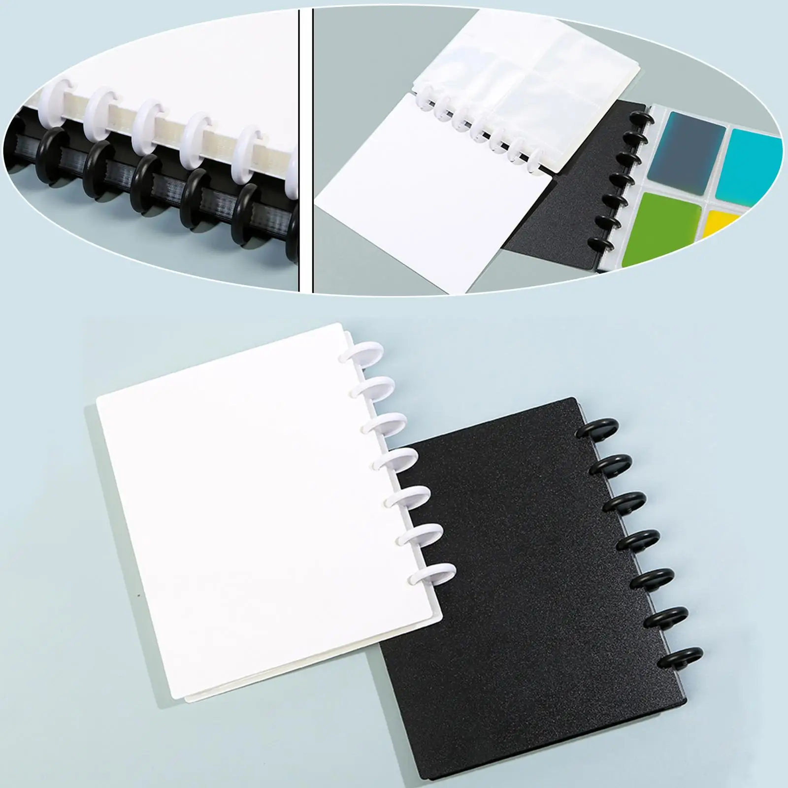 160 Pockets 2x3 Photo Album Refillable Notebook Instant Camera Book Photocard Sleeves Portable for Name Card Holder Storage