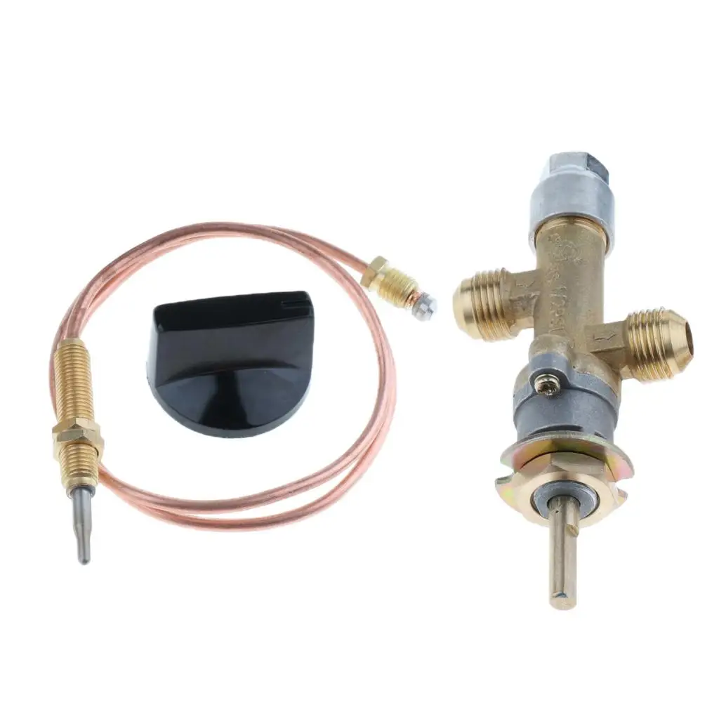 Gas Furnace  Gas Fire Heater Control W/ Thermocouple & Knob