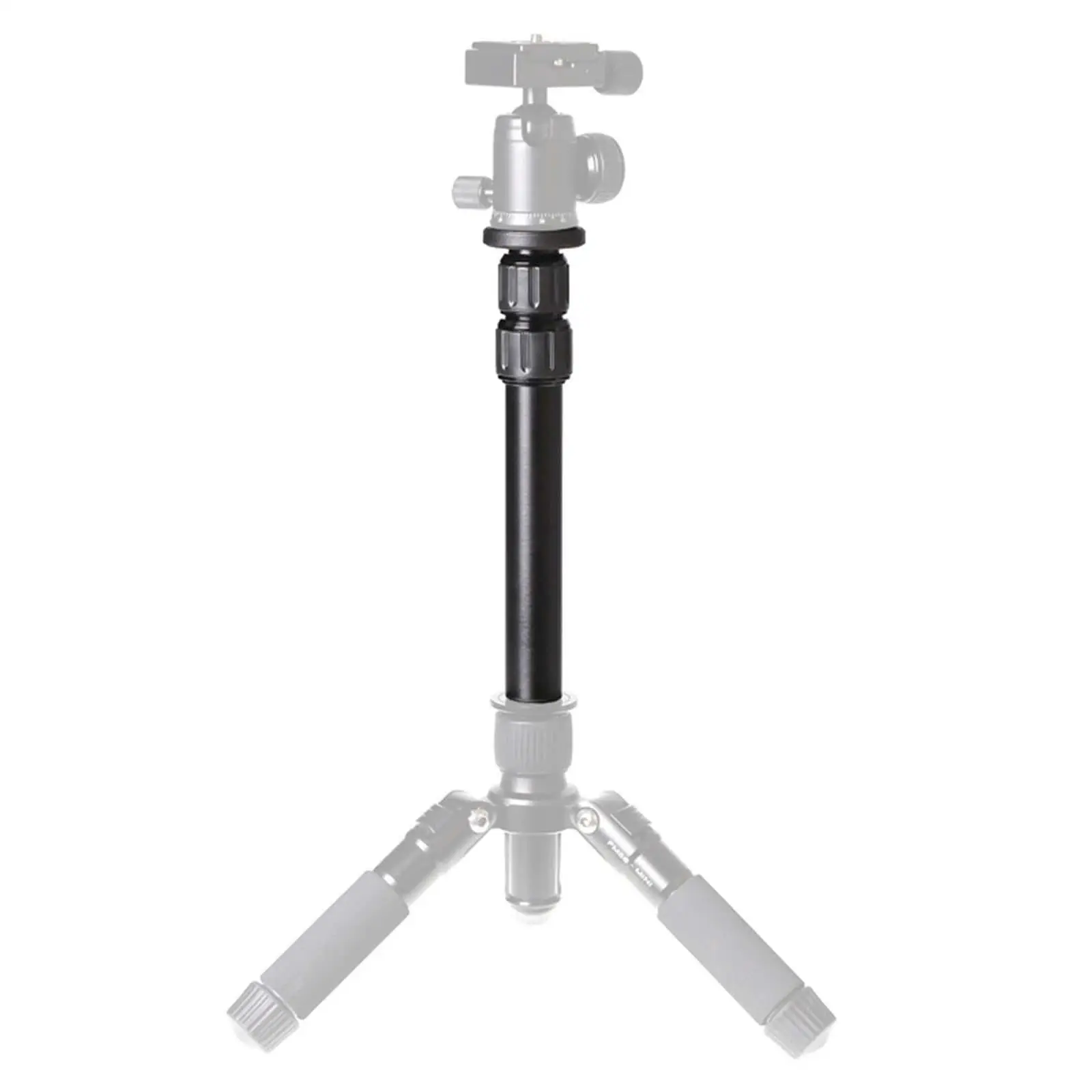 Adjustable Tripod Extension Tube 3 Section Mount DSLR 1/4 Or 3/8 Screw Hole