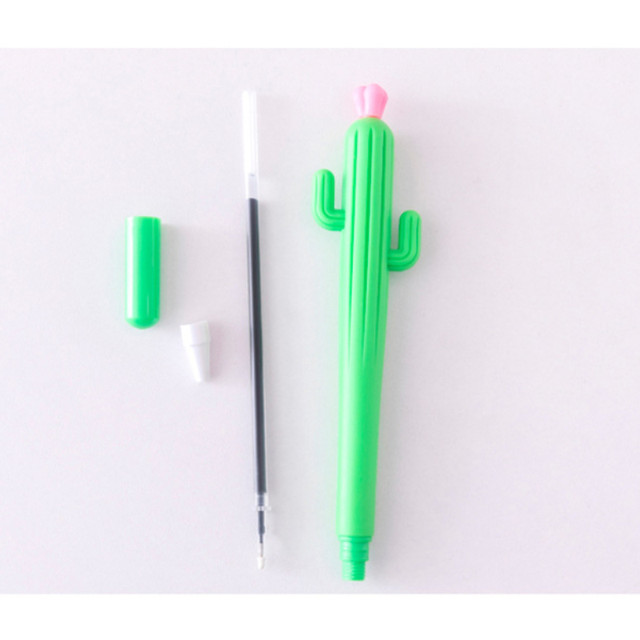 48 Pcs Cactus Gel Pens Bulk Rollerball Neutral Pens Black Gel Ink Kawaii  Writing Tools Students Teachers School Supplies - AliExpress