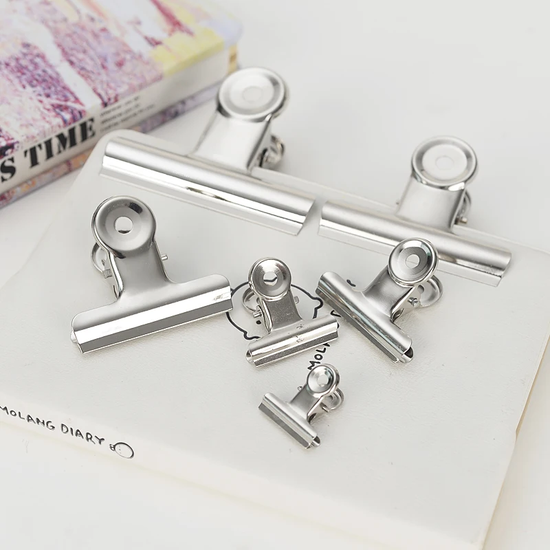6/12pcs Silver C Curve Nail Clips for Nail Extension