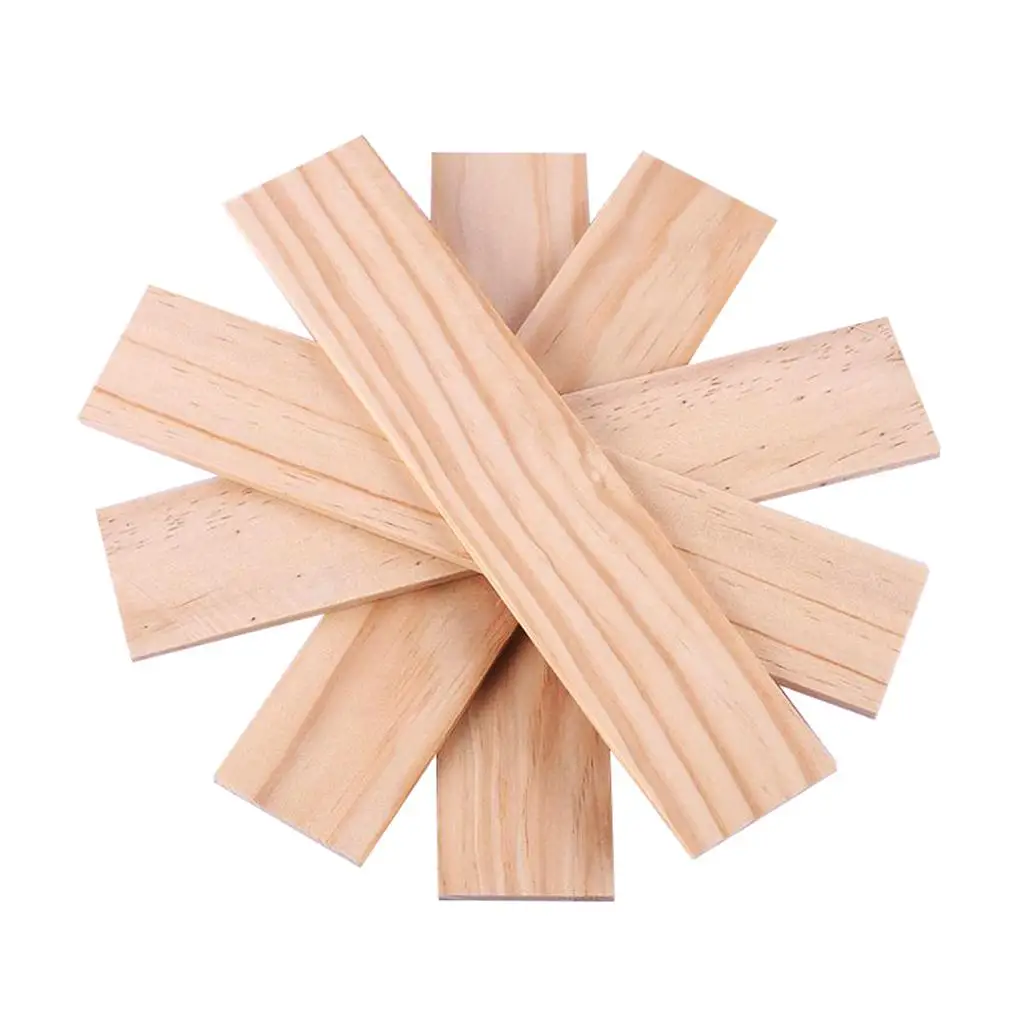 5 Pieces  for Crafts  Wooden Sticks Board for , Miniature, Diorama,  Table Building