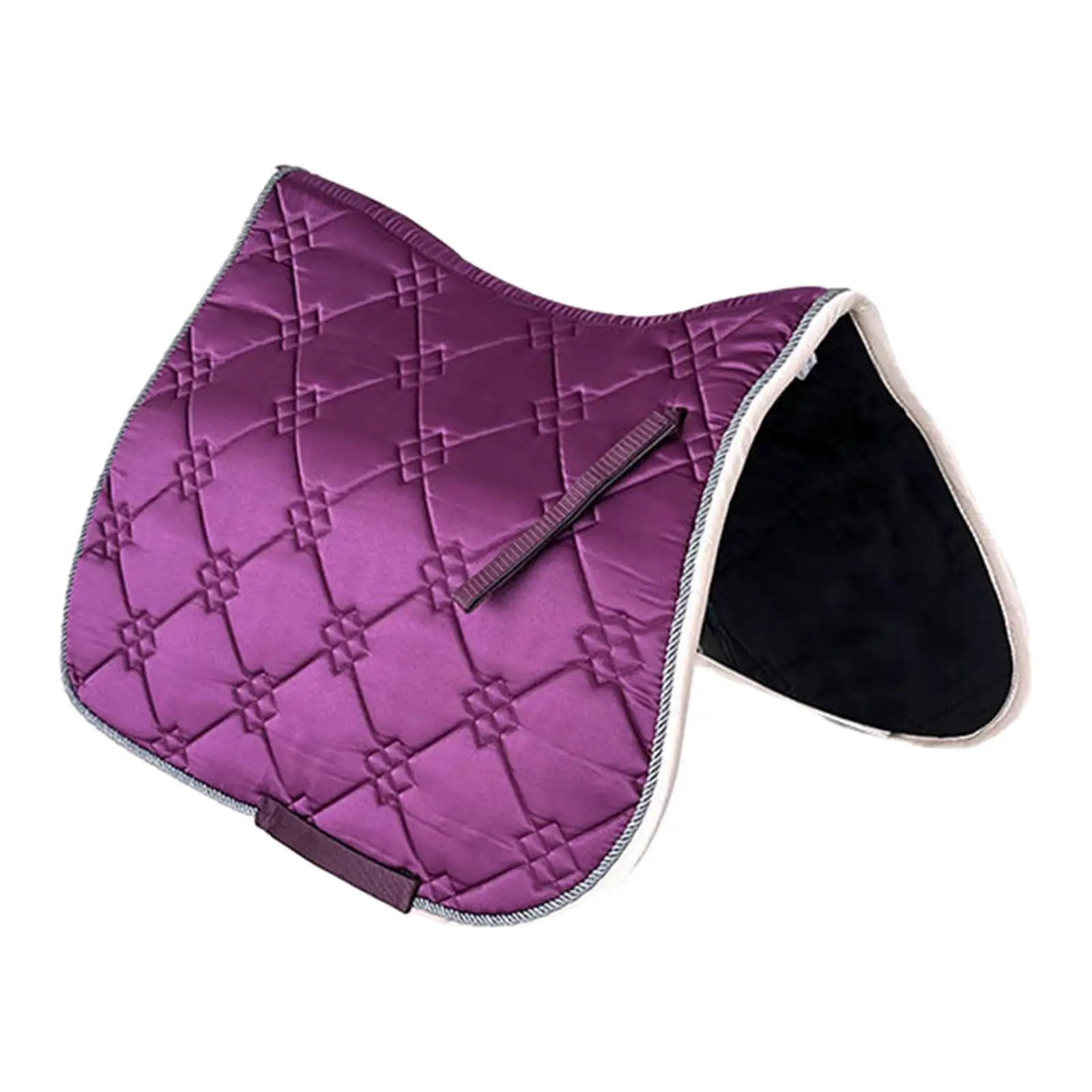 Horse Saddle Pad Seat Cushion Protection Shock Absorbing Lightweight Sponge Lining Thickening Comfortable Dressage Pad