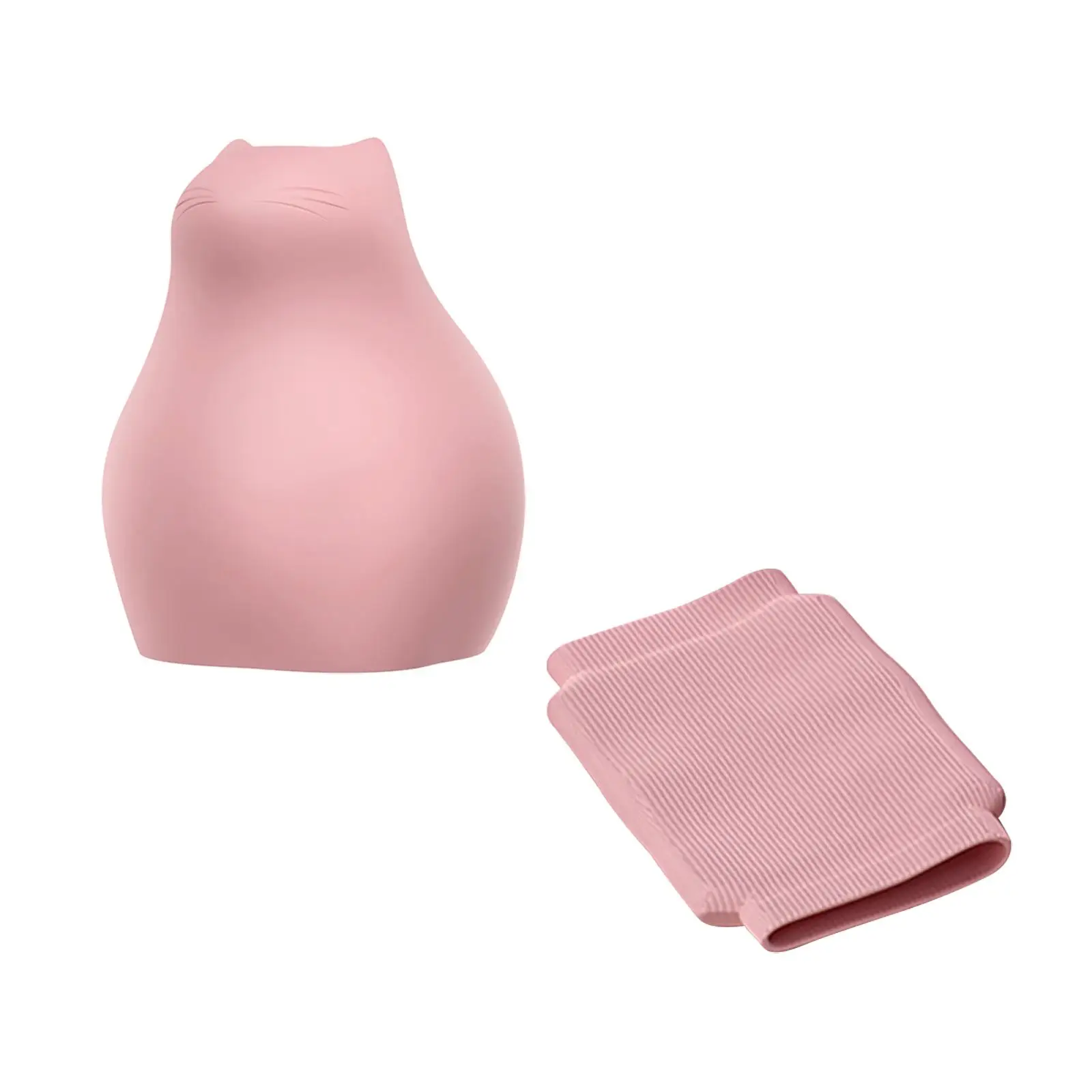 Silicone Hot Water Bag Soft Hot Water Bag Microwave Heating Portable Hand Warmer Warm Water Bag for Hand Feet Travel Office