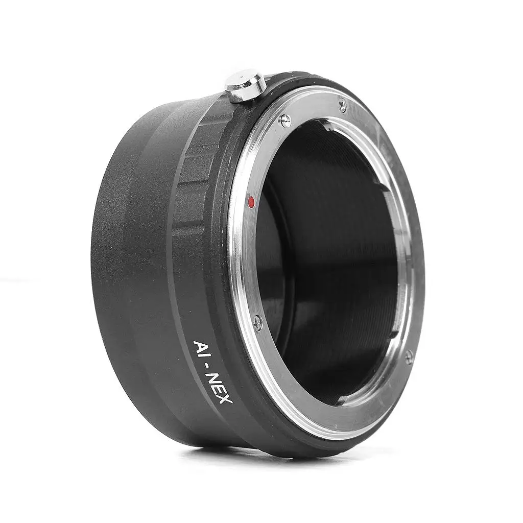 1Pack Metal Camera F Mount Lens Ring Adapter to Sony E NEX-3 NEX-5