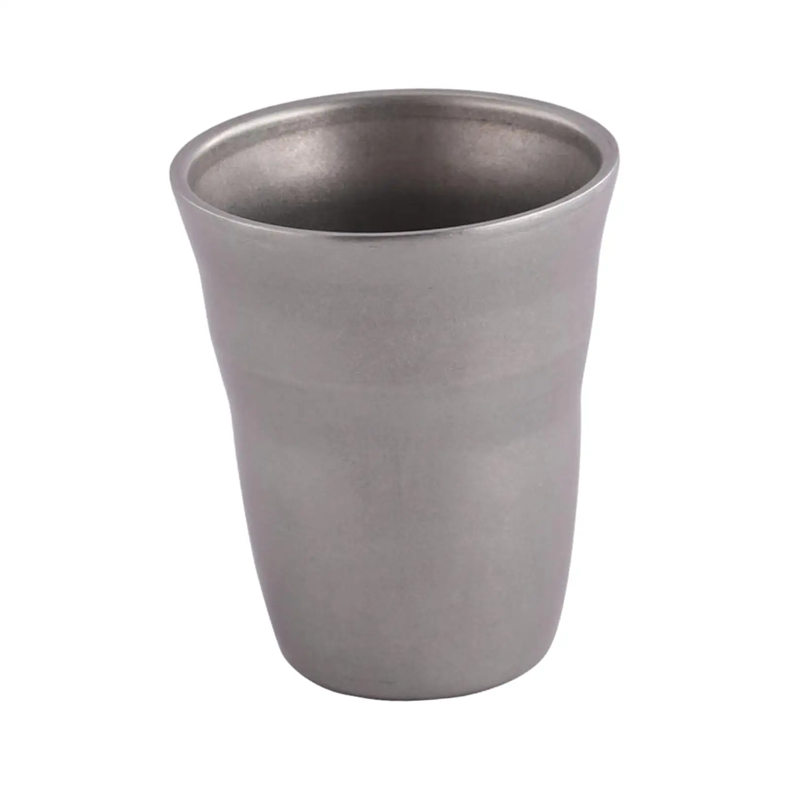 Drinking Glasses Stainless Steel Cups Camping 280ml Drink Cups Reusable Stackable Tea Water Coffee Cups Water Cup for Picnic