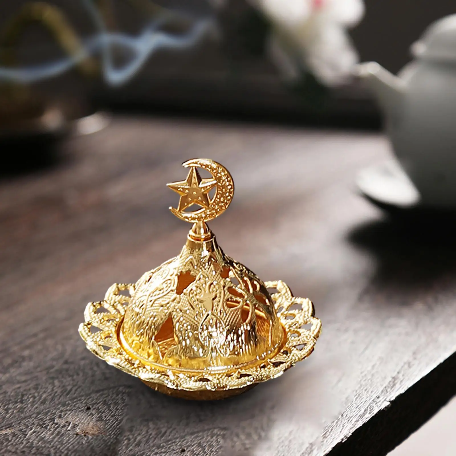 Arabic Incense Holder Table Centerpiece Party Favors Holiday Gifts Cone Incense Burner for Shelf Desk Teahouse Mantel Home