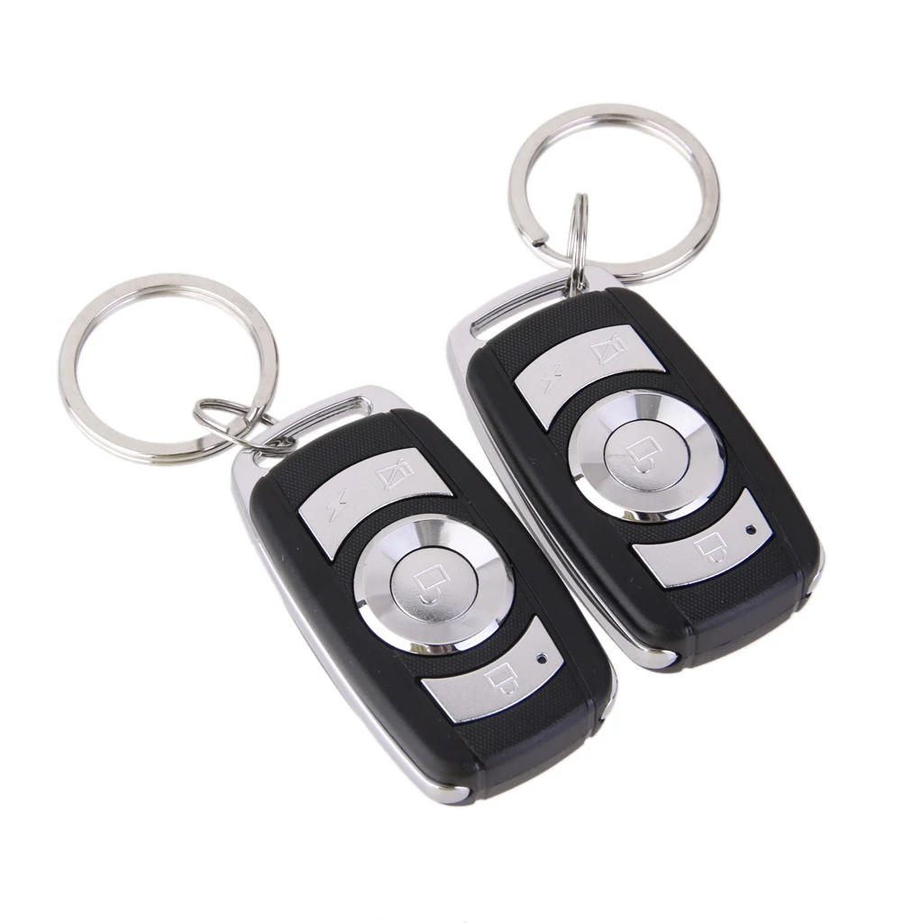 Car Vehicles Alarm Protection Security System Keyless   2 Remote Control