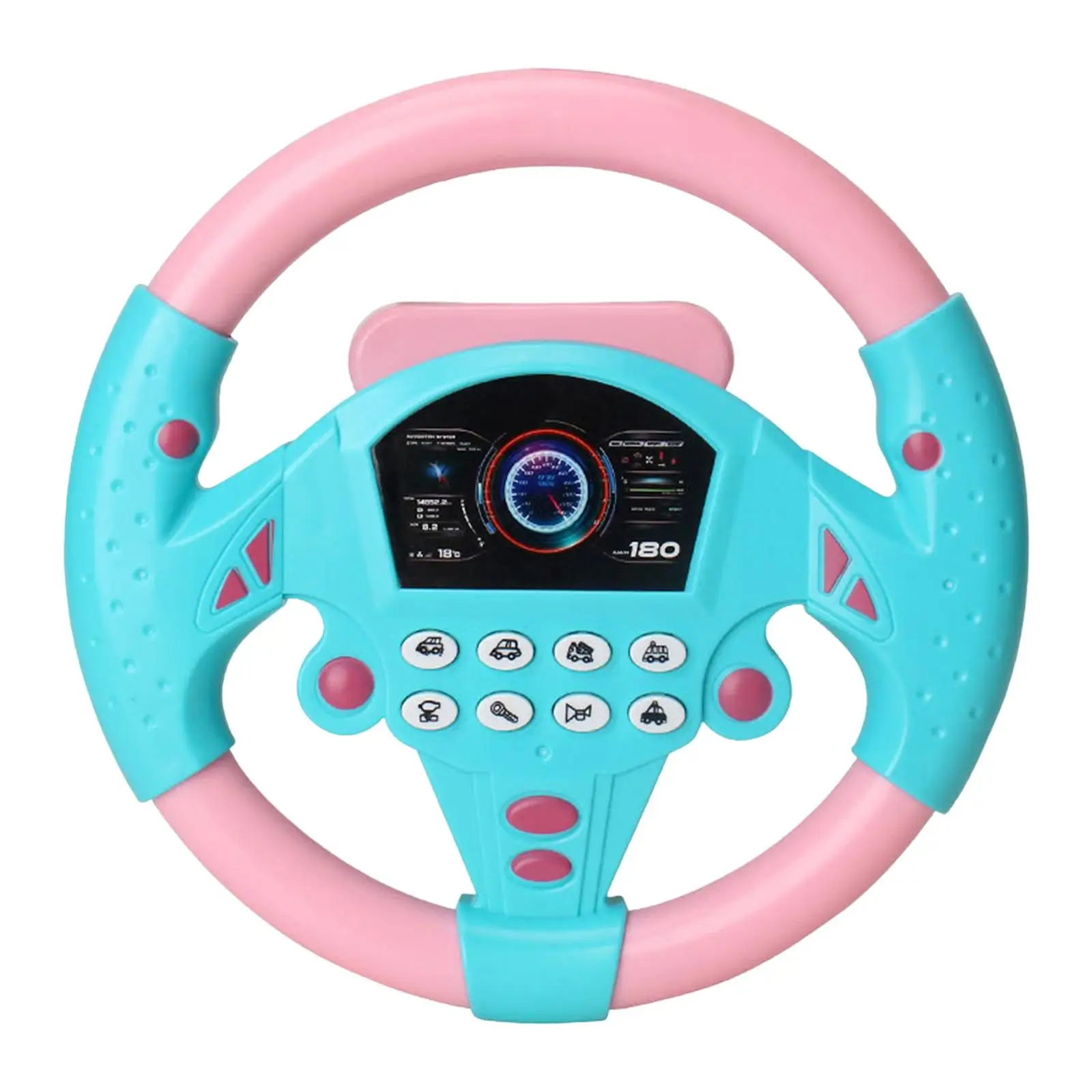 Steering Wheel Toy Interactive Toys with Suction Cup for Boys Holiday Gifts