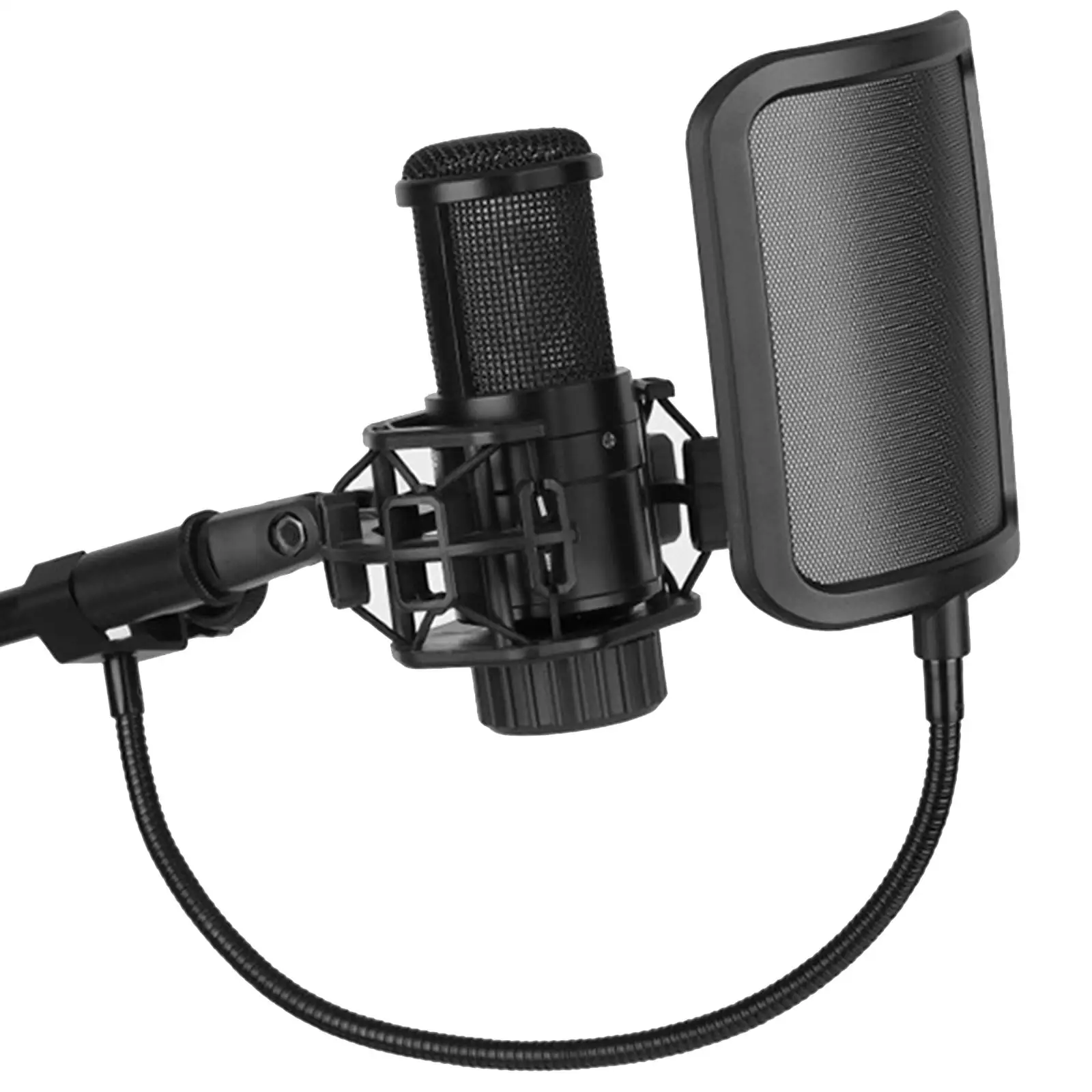 Metal  Filter Microphone Windscreen Windscreen Stable for Vocal Recording