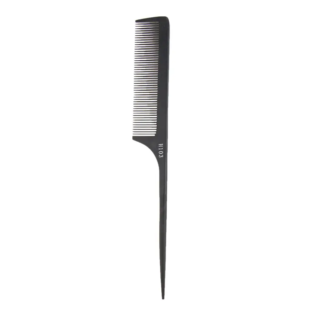 2X Salon Barber Tail Tip Hairstyling Hairdressing Fine Tooth Pick Hair Comb