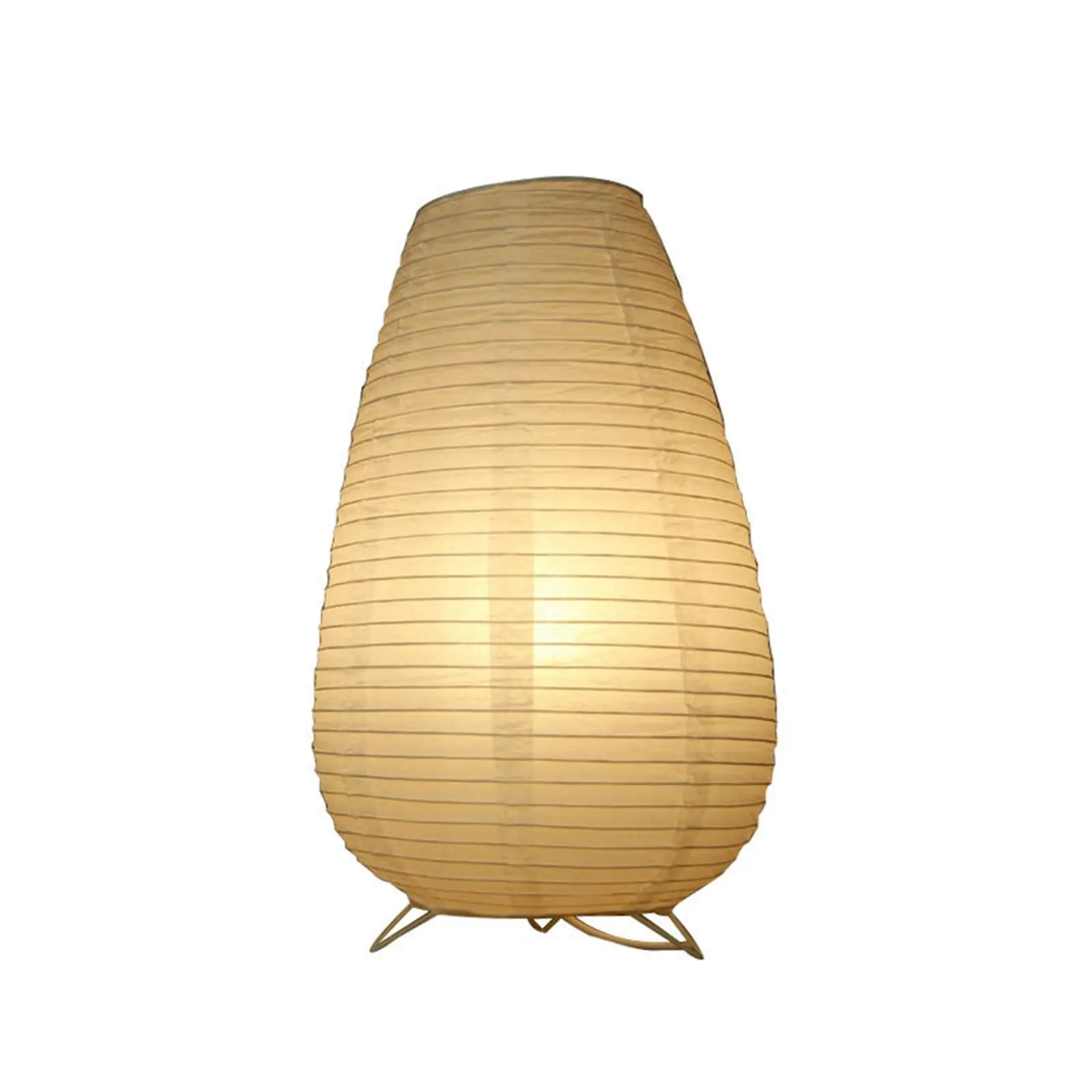 Paper Lantern Table Lamp Simple Lantern Lamp Desk Light for Bedside, Office, Home Decor