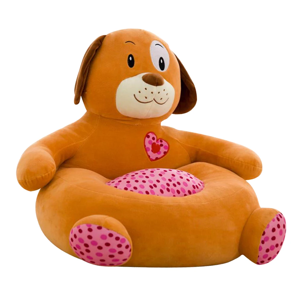 Animal Shape Plush Bean Bag Chair Couch Cover for Kids Couch Furniture