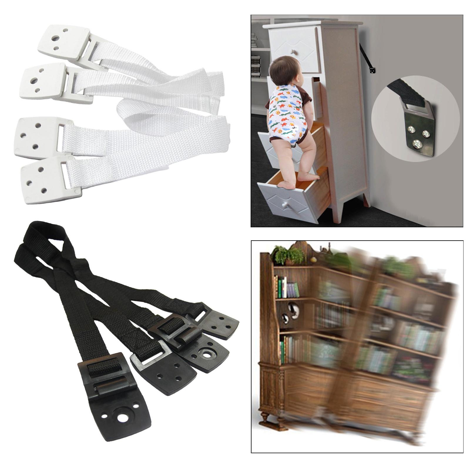 TV Anti Tip Straps, Resistant Straps TV Safety Straps, for Dresser Flat  Proofing