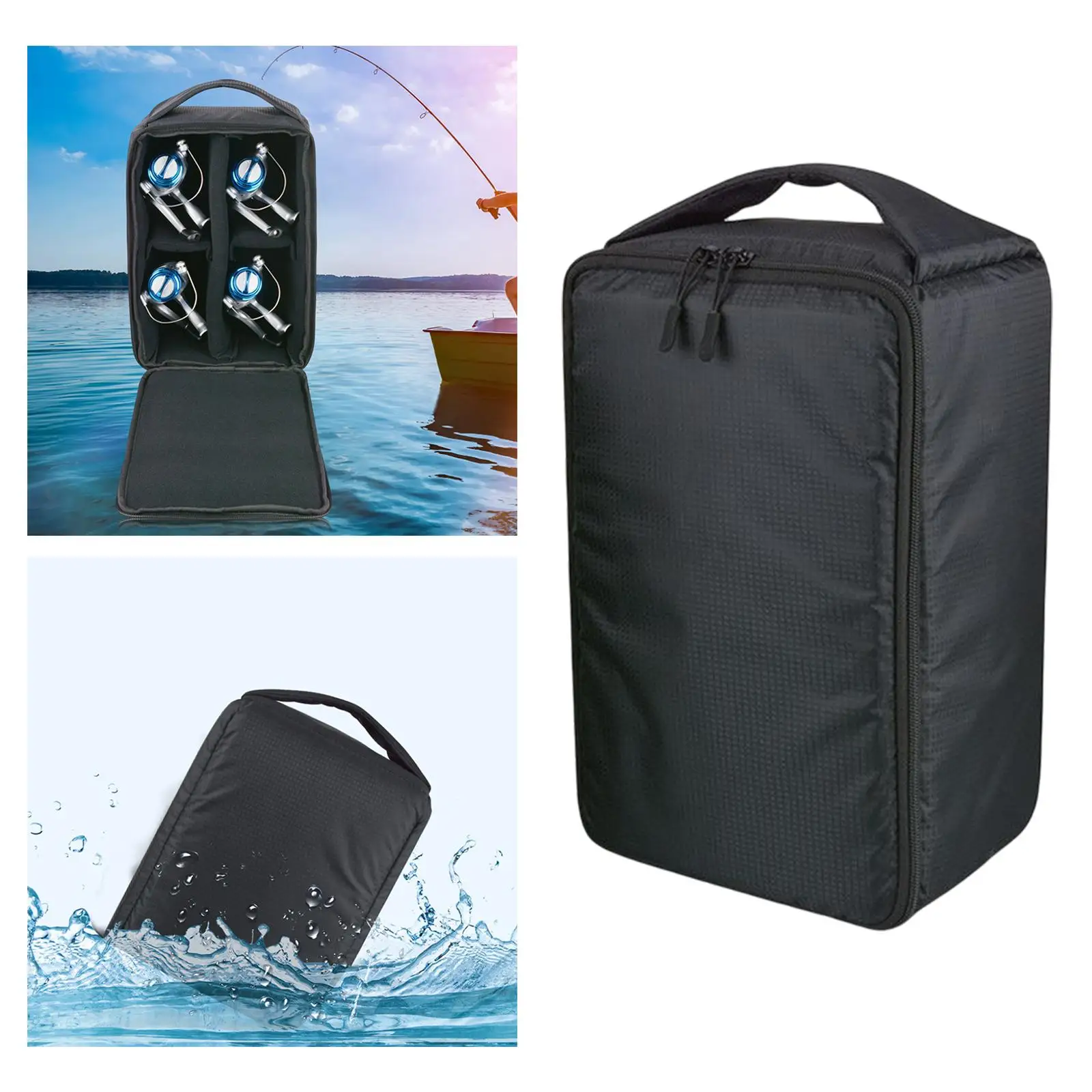 Fishing Reels Bag Reel Carrying Case Organizer Fishing Tackle Supplies