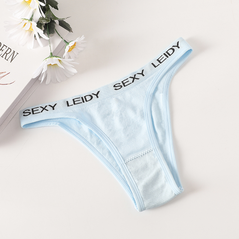 OllyMurs Women Ribbed Low Rise Thong Panties Additional Image 3