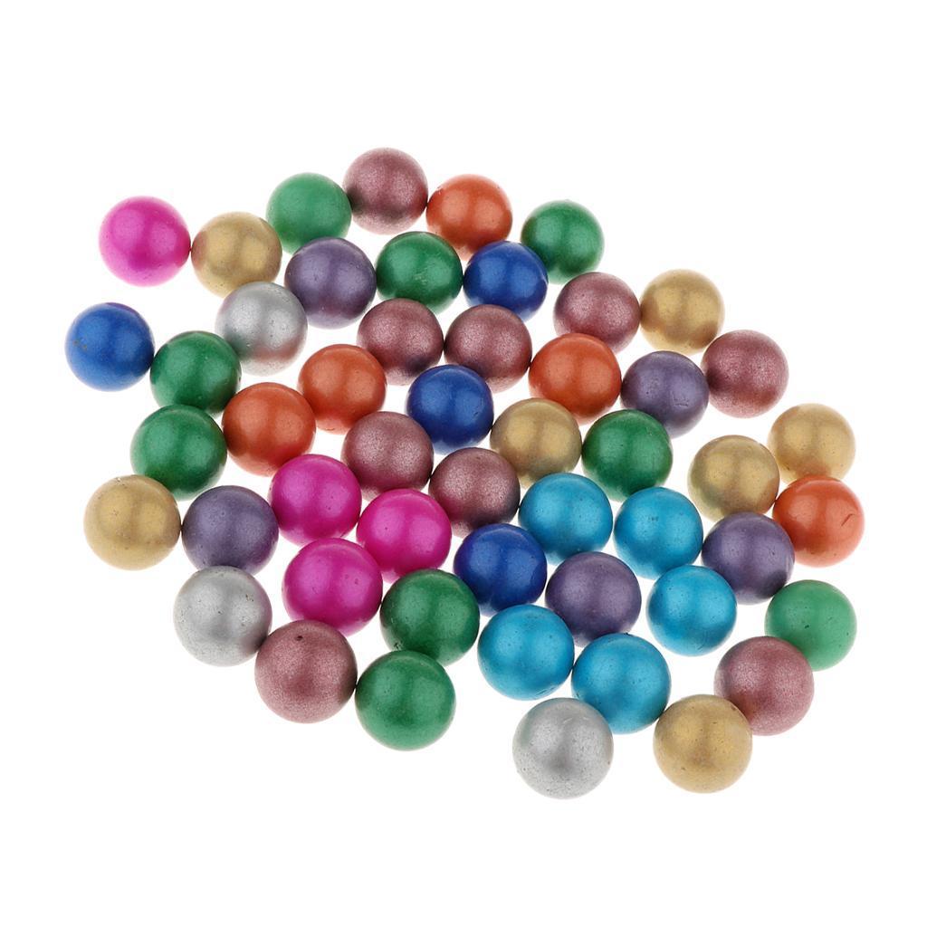Assorted Color Glass Marbles, Pack of 90Pieces, Vase Fillers Decor, Marble Games
